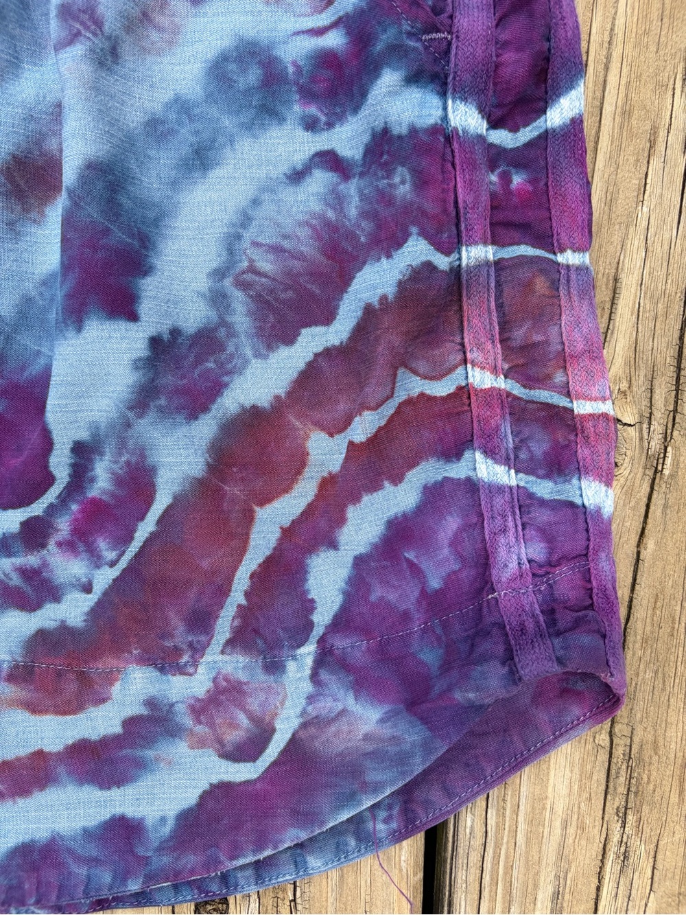 cloth & stone Ice Dyed Drawstring Mini Skirt - Picture 4 of 6